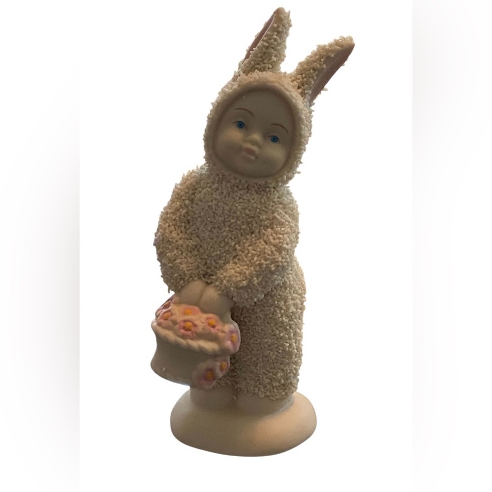 Department 56 Cream Bunny Child Figurine